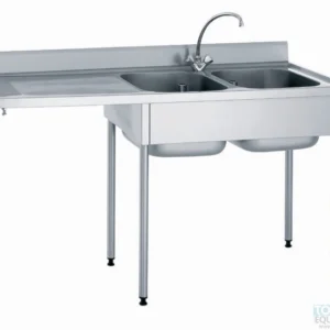 Plonge Encastrement Lave Vaisselle 2 bacs