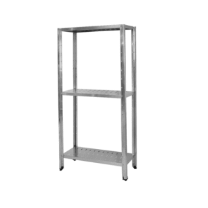 ETAGERE 3 NIVEAUX PLEIN OU VENTILE EN INOX