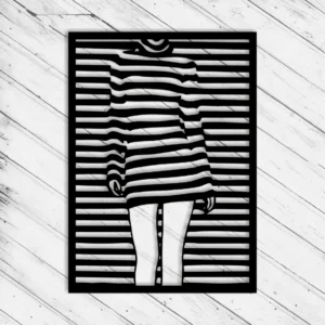 Fille murale Art déco
