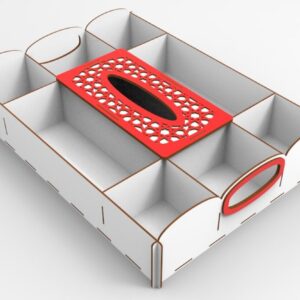 Plateau de collations découpé au laser