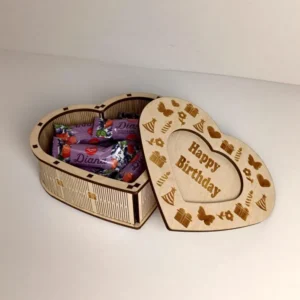 Boîte cadeau personnalisée avec couvercle